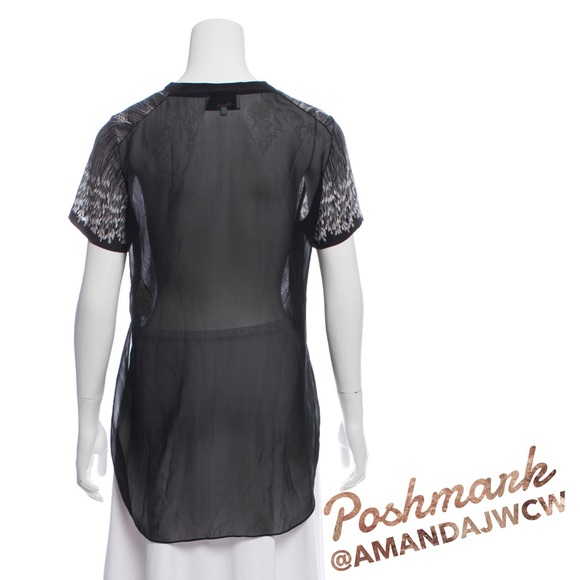 High End Designer 3.1 Phillip Lim 100% Silk Top - Picture 3 of 3